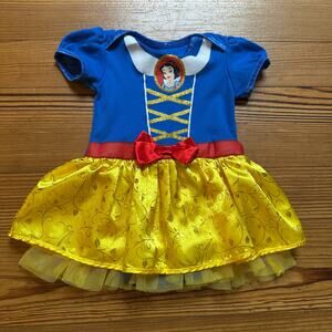 Disney Snow White blue yellow costume tutu one piece SIZE 6-12M